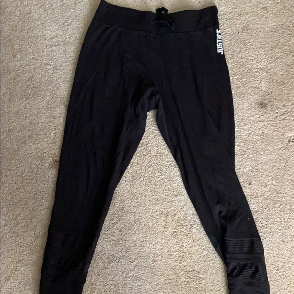 Justice active sweatpants